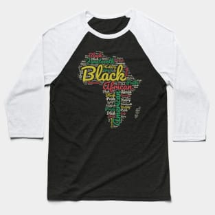 Black History Pride Baseball T-Shirt